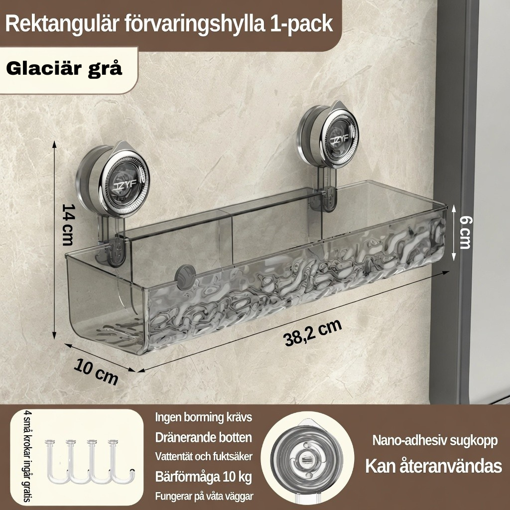AQUA – Hörnhylla för Dusch