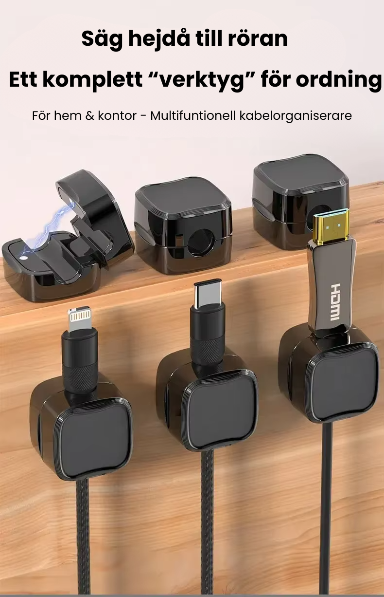 MAGNA – Magnetisk Kabelhållare