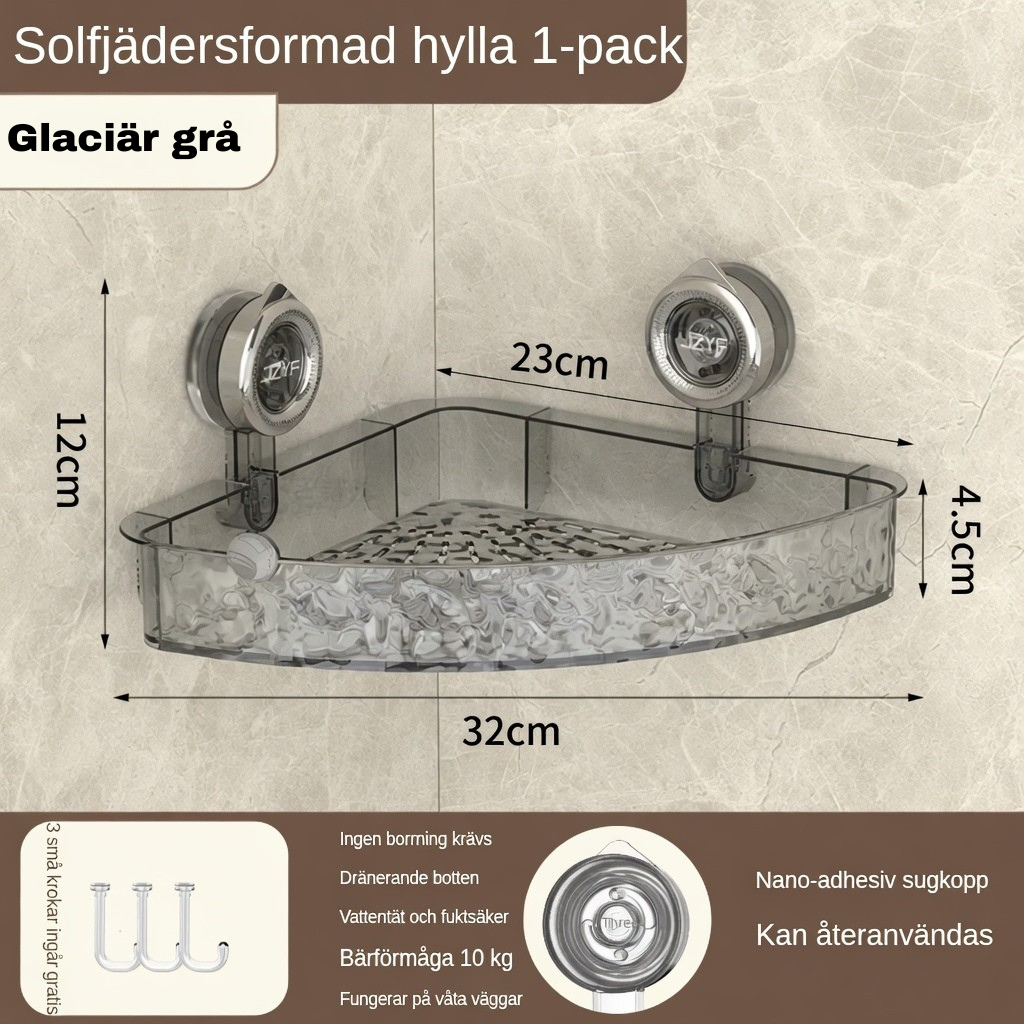 AQUA – Hörnhylla för Dusch